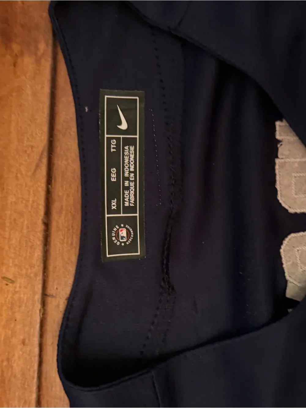 New York Yankees #99 Aaron Judge &  Bugs BunnyMen's Nike Blue Baseball Jersey